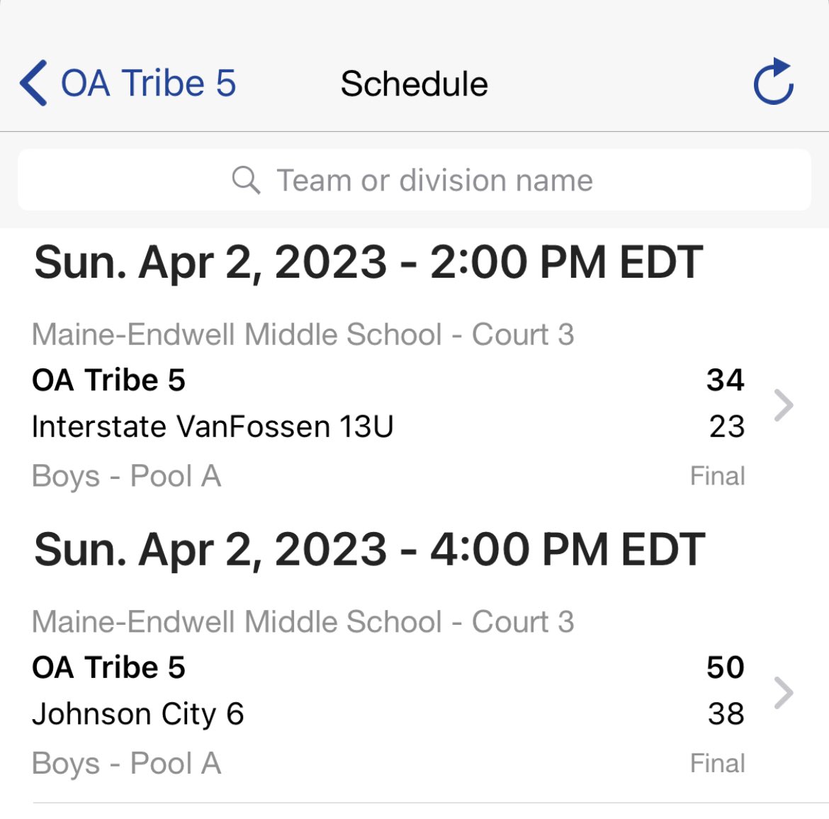 OAbballclub's tweet photo. Congratulations to our 5/6th grade boys AAU team for going 2-0 today at the CarStar Sunday Shootout 3! Great job boys! π #OAtribe https://t.co/fMKu6ITZDm