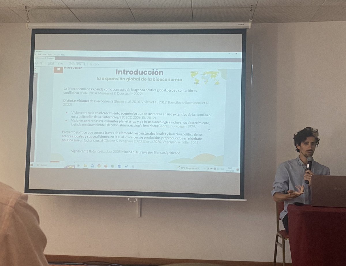 IFGM_Group's tweet image. Our group member Julian Mijailoff presented his study about the forest bioeconomy in Argentina and Uruguay through a discourse network analysis last week in the Latin American Forestry Congress #CONFLAT2023 #bioconomy #forestbioconomy