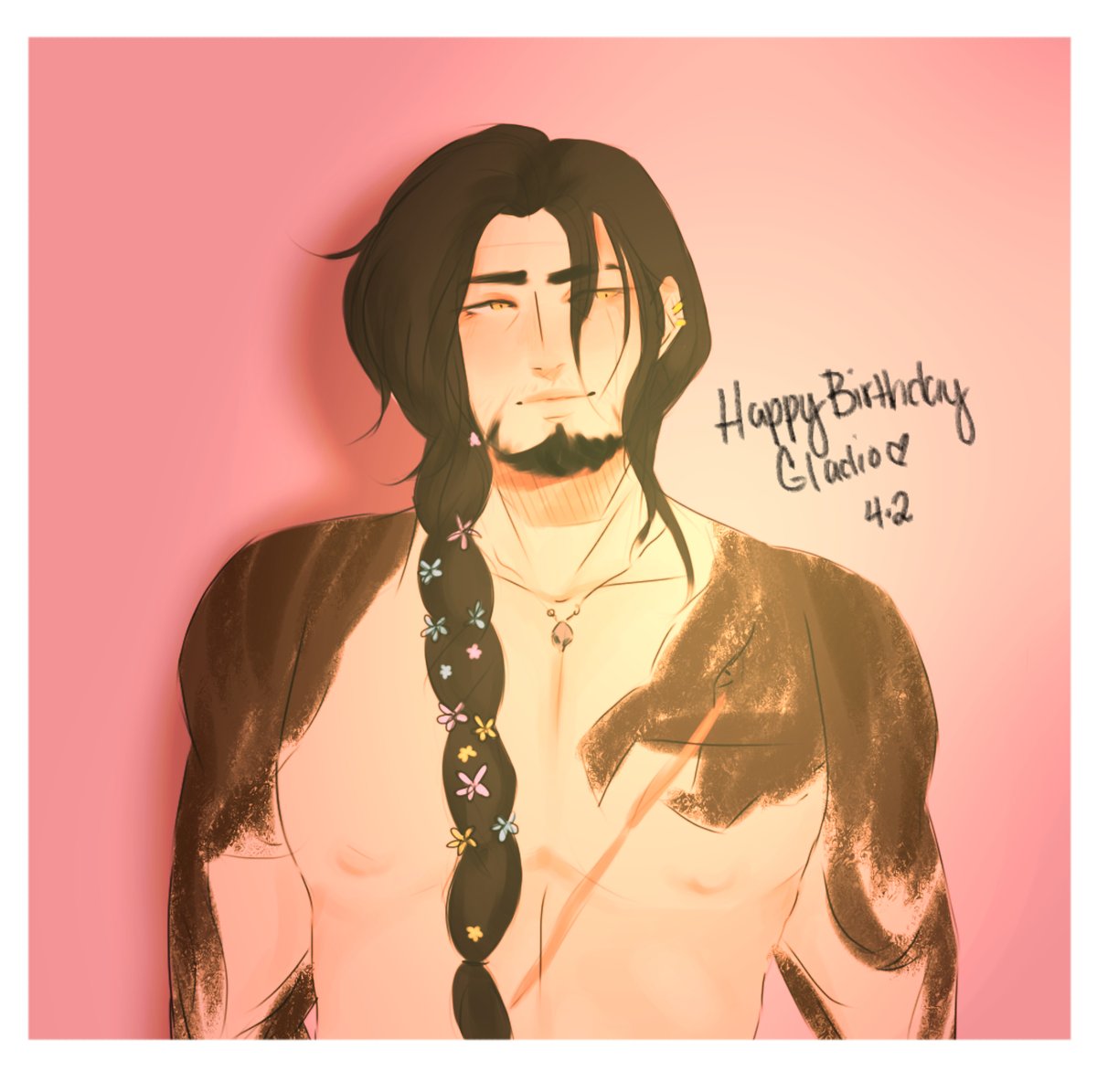 coming out of the trenches once again to show love to the best boy 💖 
#ffxv #gladiolusamicitia #HBDGladio