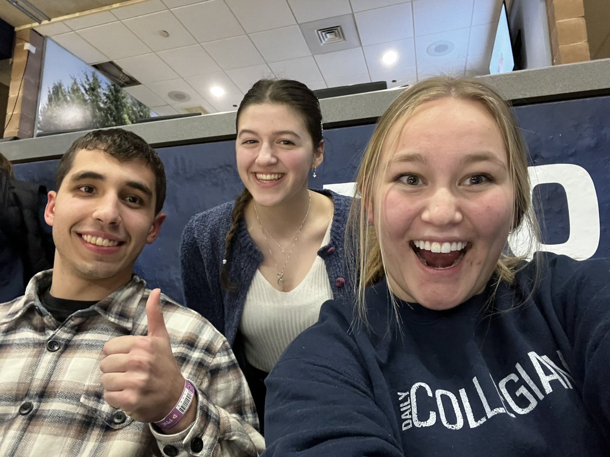 OliviaEstright's tweet photo. freshman year olivia would be SHOOK right now… i’m honored and beyond excited to announce that i’ll be @DailyCollegian’s next managing editor — alongside two icons and best friends, DME @MontanyeSophia and EIC @StonesiferNick!!🥳🥳

we’re ready to cook🫡 https://t.co/DTDZt4Y0qi