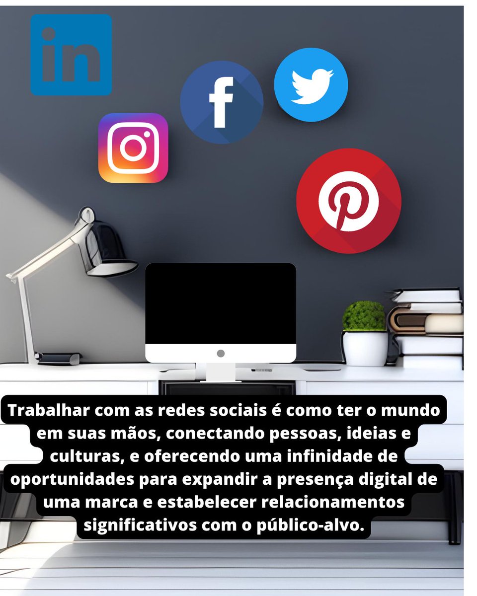 AngelusCrane's tweet photo. Trabalhar as redes sociais é como plantar sementes em um jardim virtual, cultivando relacionamentos duradouros com os clientes e colhendo resultados positivos para a marca. https://t.co/pGtFzBr0Em
