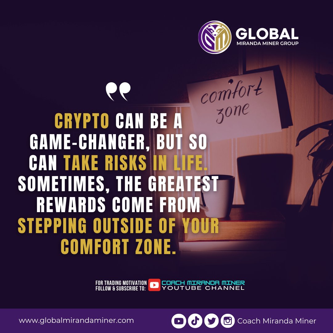 gmmg_official's tweet photo. β LIFE BEGINS at the END of your COMFORT ZONE. Do you agree, please type 1.
π Any scenario in life wherein you asked yourself, "Am I HAPPY because I am being COMFORTABLE?"
#GMMG #Motivation #ReflectionMonday #92of365 https://t.co/XlVwNTG6ak