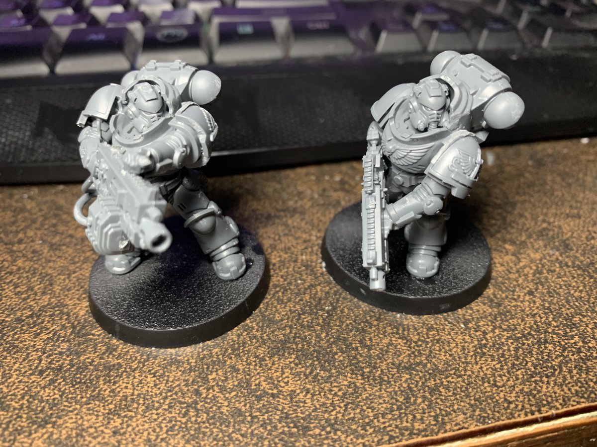 Djmaclure's tweet photo. Day #520 of the hobby streak and building up more firepower for the Dark Angels with more Heavy Intercessors. #hobbystreak #darkangles https://t.co/T7cEPGz4Qj