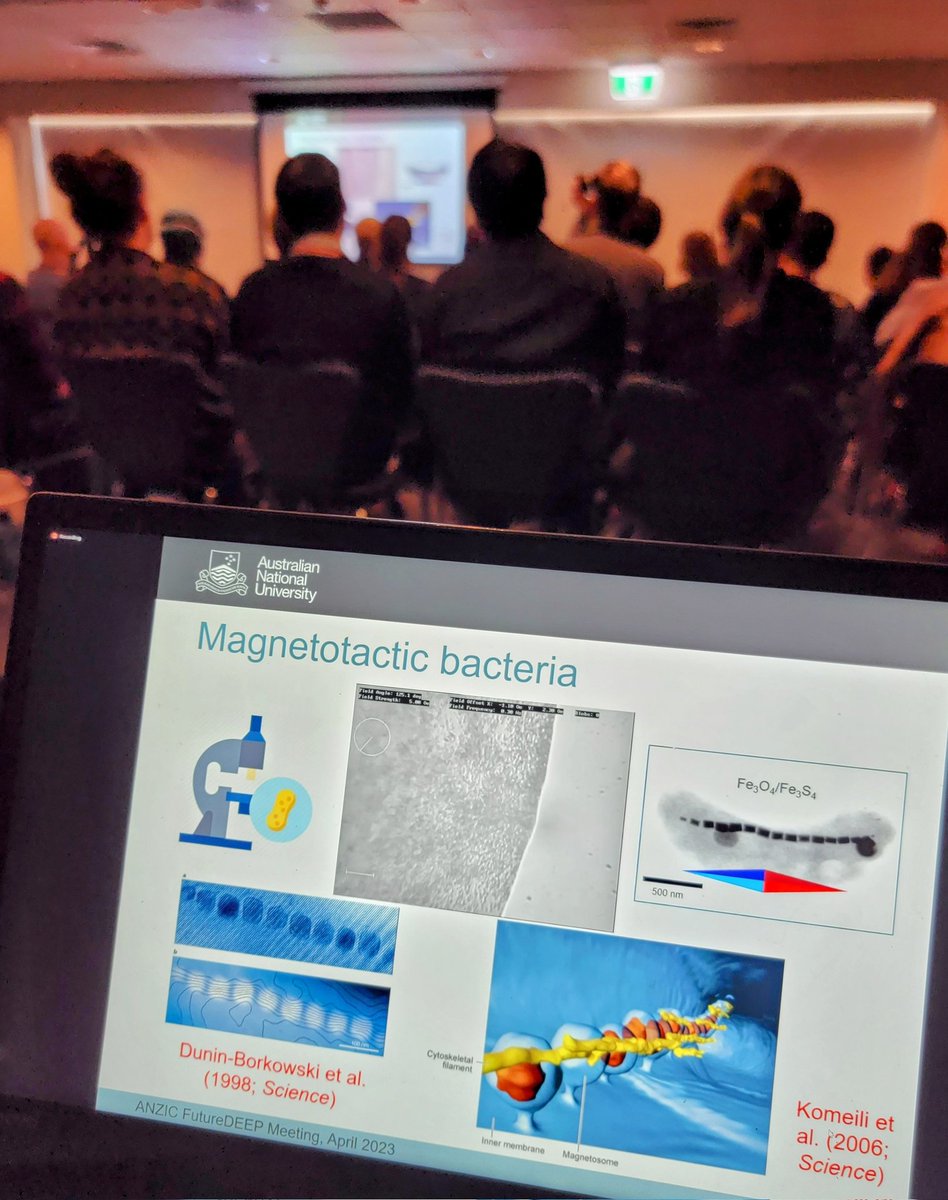 SarahKachovich's tweet photo. Mind blowing science from ancient DNA in sediments to magnetofossil &amp; the development of new records of life from #IODP cores.
#FutureDEEP https://t.co/sYSxZSXp4X