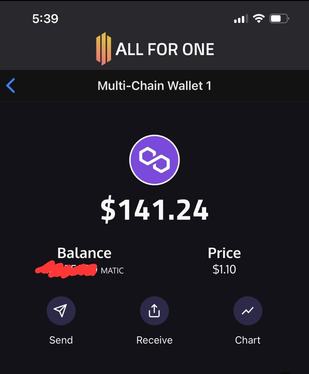 Notice anything different?

Yes, Polygon support is coming! ❤️ 

Yes -- we at <a href="/Decentra_Inc/">Decentra</a> have built (from scratch!) a DeFi charting and trading app with fiat onramping. All powered by a self-custody multi-chain wallet. 😊

Available on both iOS and Android.

<a href="/AppAllForOne/">All For One - Chart, Trade, HODL and more. 💙💛</a>