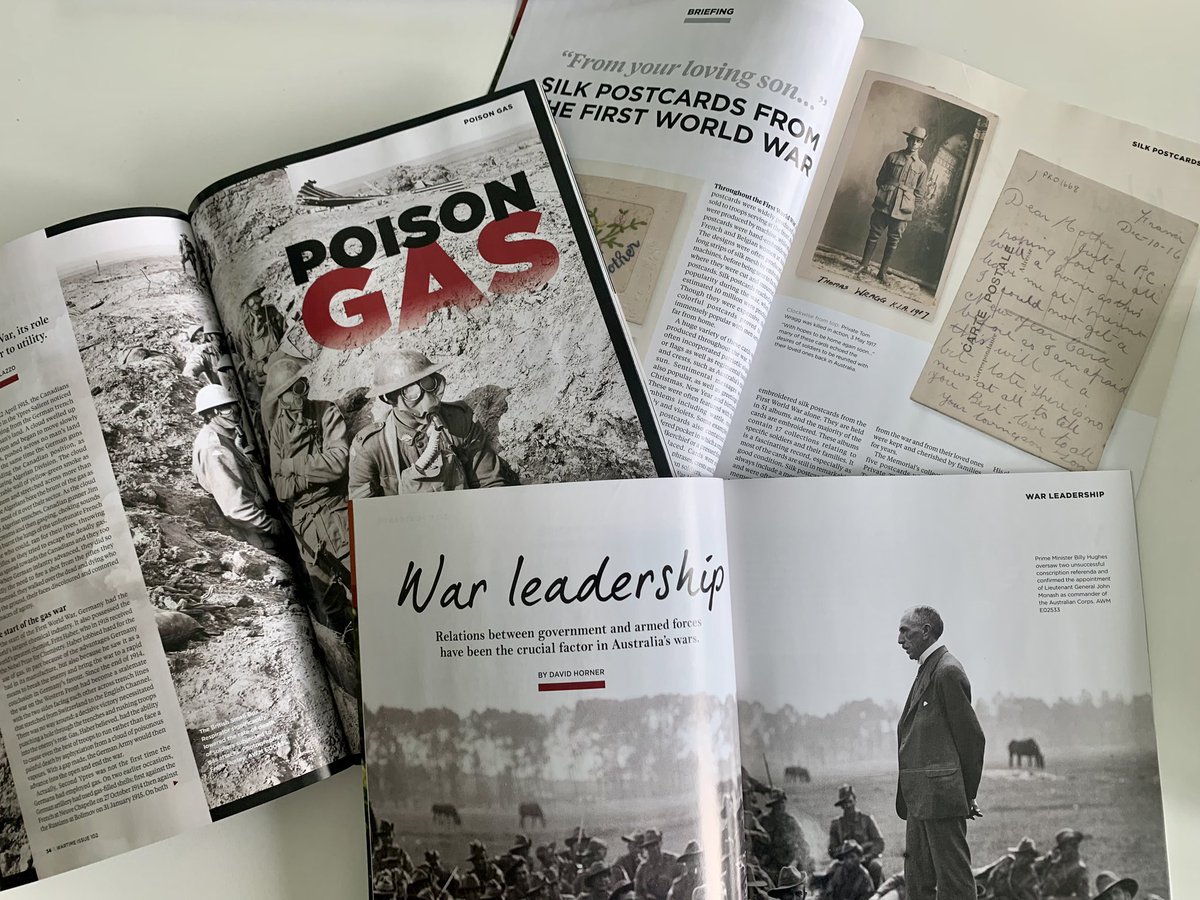 The <a href="/AWMemorial/">Aust War Memorial</a>’s “Wartime” magazine has dropped early! Focusing on #WWI, this is features articles from David Horner, Al Palazzo, <a href="/DrTom_Historian/">Thomas Rogers</a>, <a href="/Meghan1_Adams/">Meghan Adams</a> &amp; more. ❤️ &amp; share for a chance to win a copy.