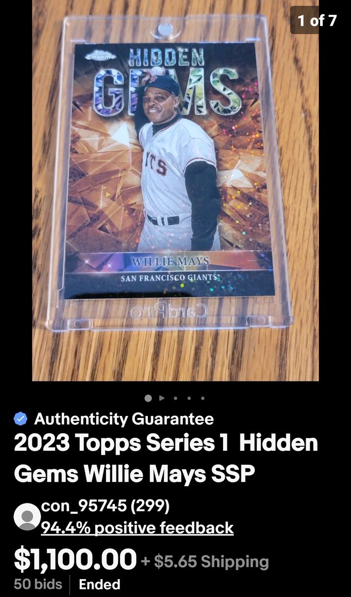 erickmschmidt's tweet image. Not what O thought it would go for based on the rarity of it.....
#Topps2023 #HiddenGems  @CardPurchaser