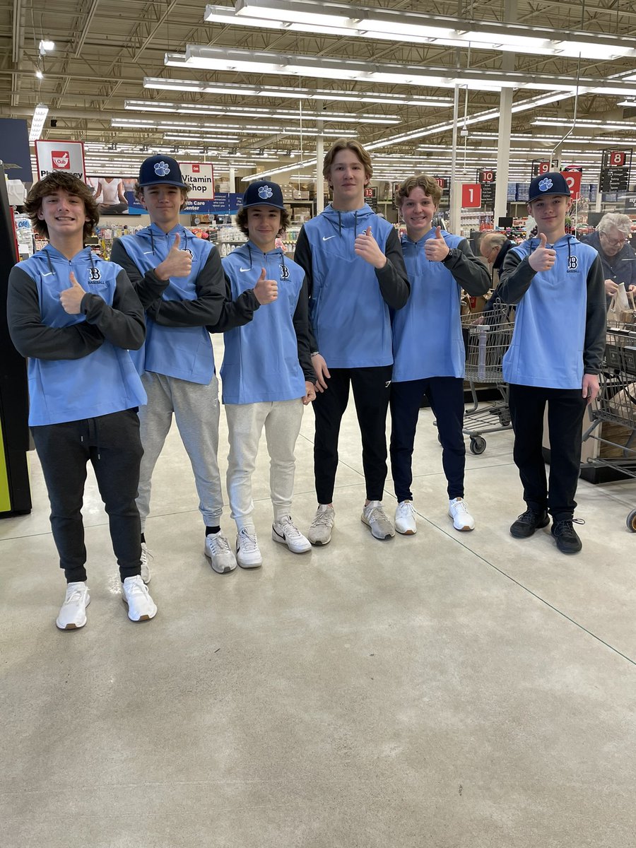 2nd shift rocked bagging groceries at Cub on 65 today! Well done boys!!