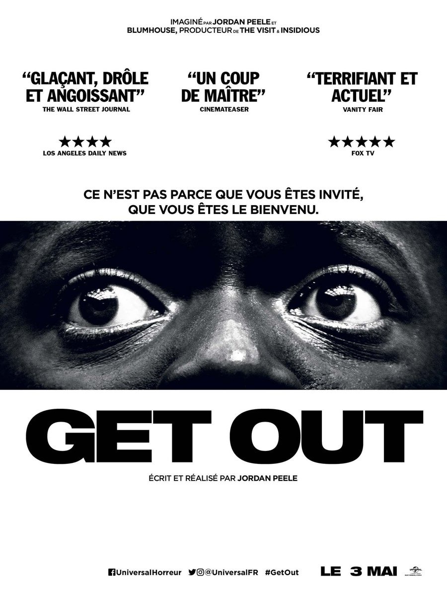 Johnny48151623's tweet photo. Terriblement incroyable
Meilleur film d'horreur de 2017 !
À voir actuellement Prime (Suisse)
⭐⭐⭐⭐
(Amazon Prime Vidéo)
#getout #getout2017 #getoutmovie https://t.co/Q0hM1xI51g
