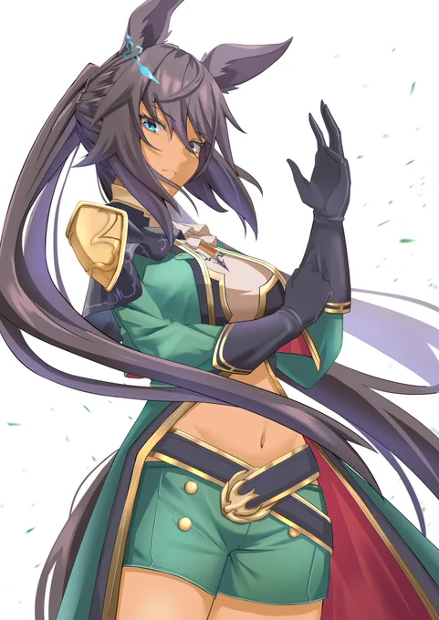 深いグリーンは──シンボリ家のPride.#ウマ娘 #シンボリクリスエス 
