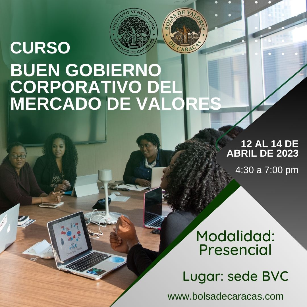 Bolsacaracas's tweet photo. #NuevoCurso| "Normas Relativas al Buen Gobierno Corporativo del Mercado de Valores" es el curso que dictará el Instituto Venezolano de Mercado de Capitales. Inscripciones abiertas.

🚨Más información  👉https://t.co/IHD4AZ2PDt https://t.co/MawLNODIXf