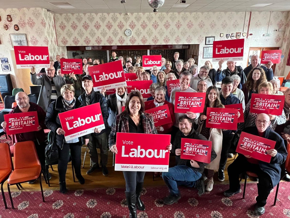 Congratulations @MichelleScrog1 on being selected as Labour’s candidate for Barrow and Furness. Michelle will be a strong local champion for the peninsula - Labour will restore the hope and optimism our country needs. Britain and Barrow and Furness need change!