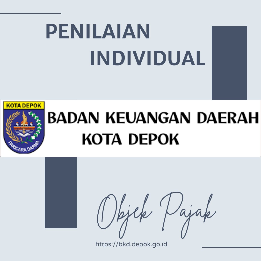 Badan Keuangan Daerah melalui bidang Pajak Daerah II melakukan kegiatan Penilaian individual objek pajak guna melakukan pemutakhiran data SPPT PBB-P2 Sesuai dengan Perwal Kota Depok Nomor 09 Tahun 2017 dan Perubahanya Tentang Prosedur dan Tata Cara Pemungutan PBB-P2 di Kota Depok