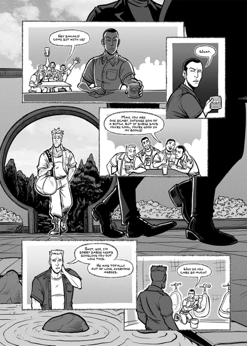 Page 8, Giovanni like  "oh my god please have the social competence not to hit on me while I'm scrubbing toilets" 