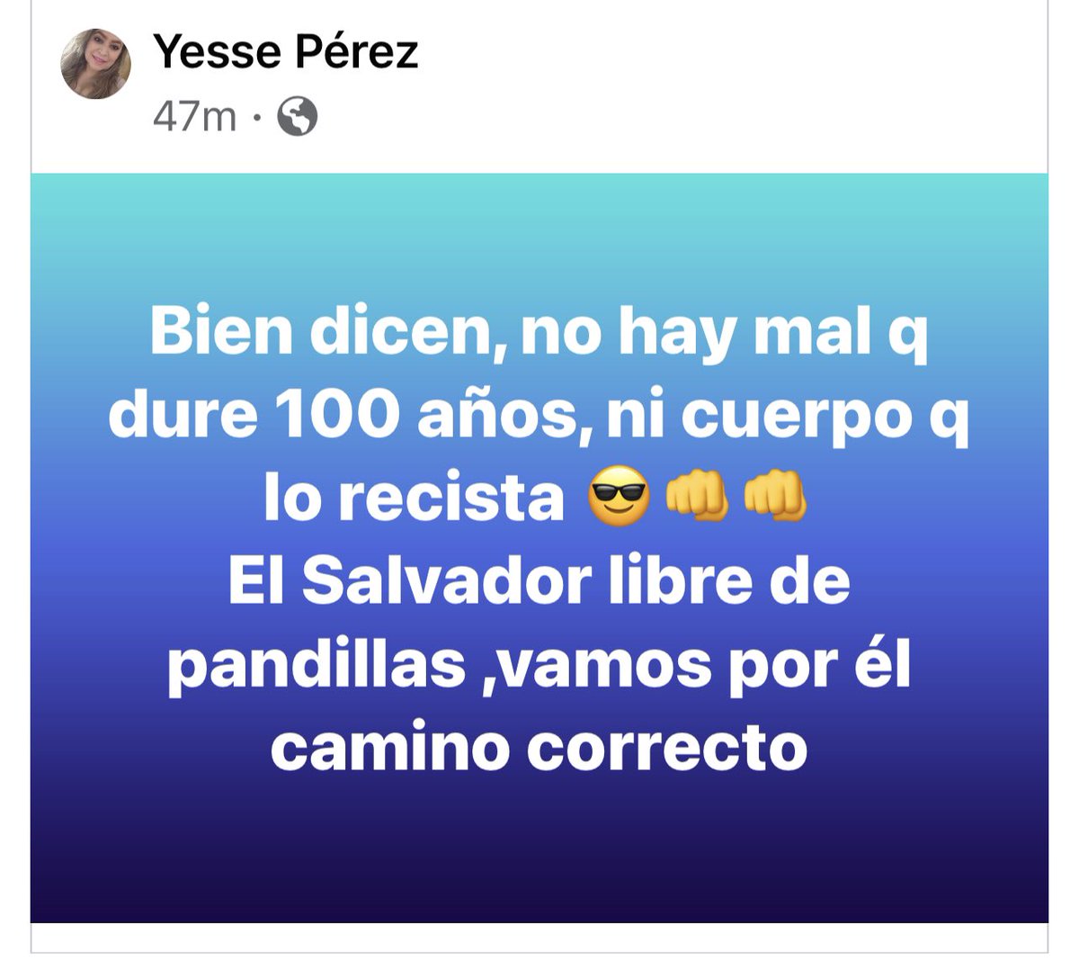 De una amiga en Facebook