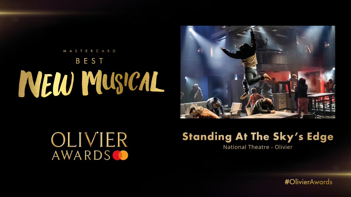 Congrats to <a href="/SkysEdgeMusical/">Standing At The Sky's Edge</a> for winning Mastercard Best New Musical 2023! 🥳️

<a href="/OlivierAwards/">Olivier Awards</a> #theatre #OlivierAwards 
<a href="/LtdVarious/">Various Productions</a>