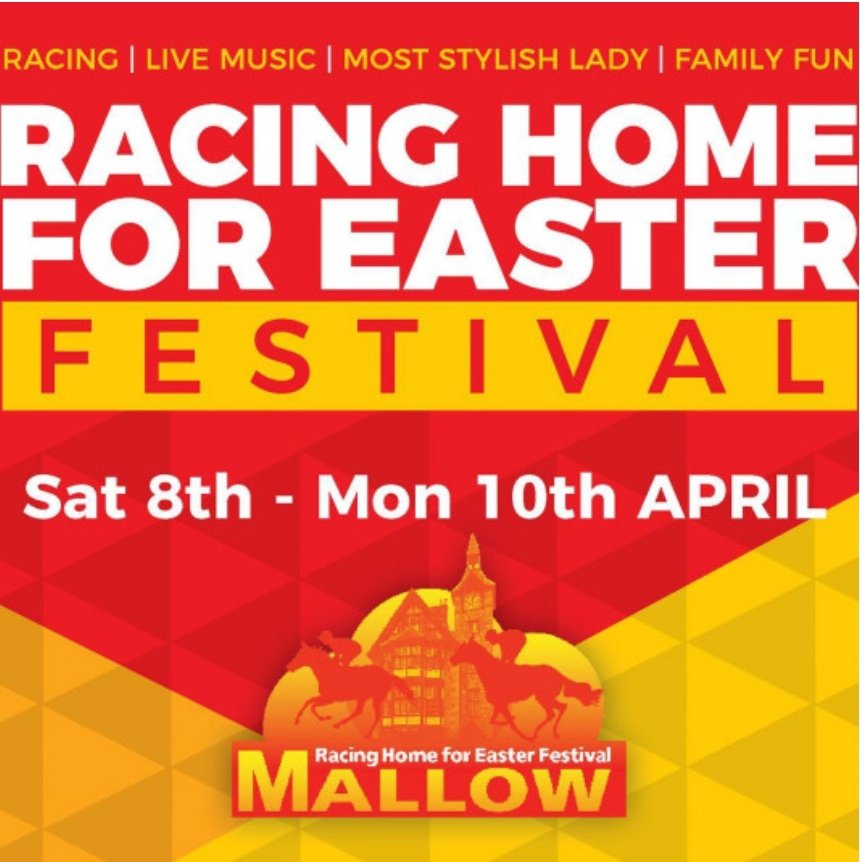 James O'Sullivan (@mallowtestcentr) on Twitter photo Thrilled to be sponsoring Mallow Commercials CVRT Handicap Hurdle Sunday 9th April <a href="/corkracecourse/">Cork Racecourse</a>
🐎We are thrilled to be sponsoring the Mallow Commercials CVRT Test Centre Handicap Hurdle next weekend on Easter Sunday 9th April in association with Cork Racecourse Mallow! Thrilled to be sponsoring Mallow Commercials CVRT Handicap Hurdle Sunday 9th April <a href="/corkracecourse/">Cork Racecourse</a>
🐎We are thrilled to be sponsoring the Mallow Commercials CVRT Test Centre Handicap Hurdle next weekend on Easter Sunday 9th April in association with Cork Racecourse Mallow!