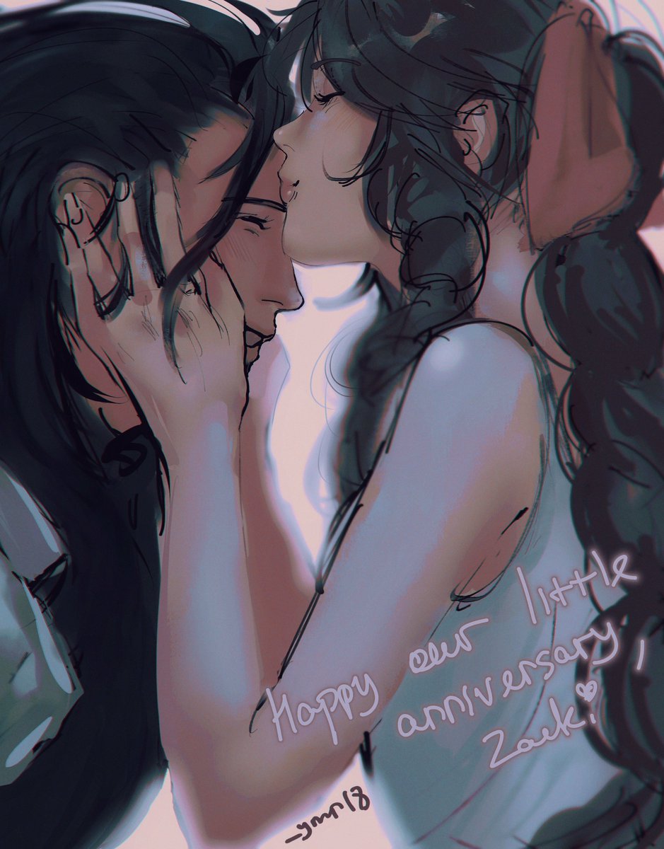 it's the day when they met!!! ❤️// 02/04 #FF7 #FFVII #Zerith