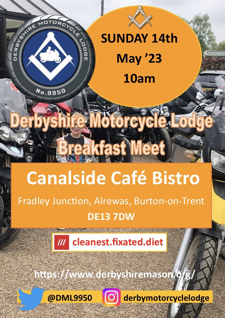 Anyone welcome come and introduce yourself. @Derbysfreemason
<a href="/UGLE_GrandLodge/">United Grand Lodge of England</a>
<a href="/Masonic_Charity/">Masonic Charitable Foundation</a>
@porchway #freemason #freemasonry #pglderbys 
#DML9950 #Derbyshiremotorcyclelodge #masonic
#derbyshirefreemasons  #2b1ask1 #2b1Tweet1
#motorcyclefreemasons #masonicmotorcycles
