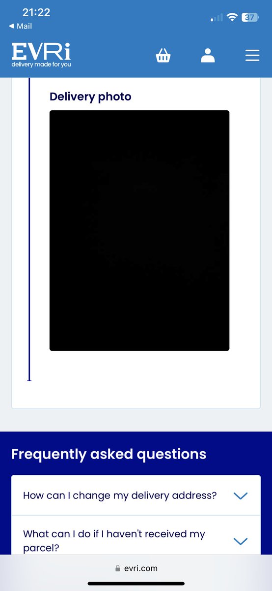 widowb29's tweet photo. @EVRi_Delivery  this is super handy for a delivery and not even at my home. How about you employ people who know how to use satnav, read road signs and know how to knock on a door to check. https://t.co/xfpbY7q0J9