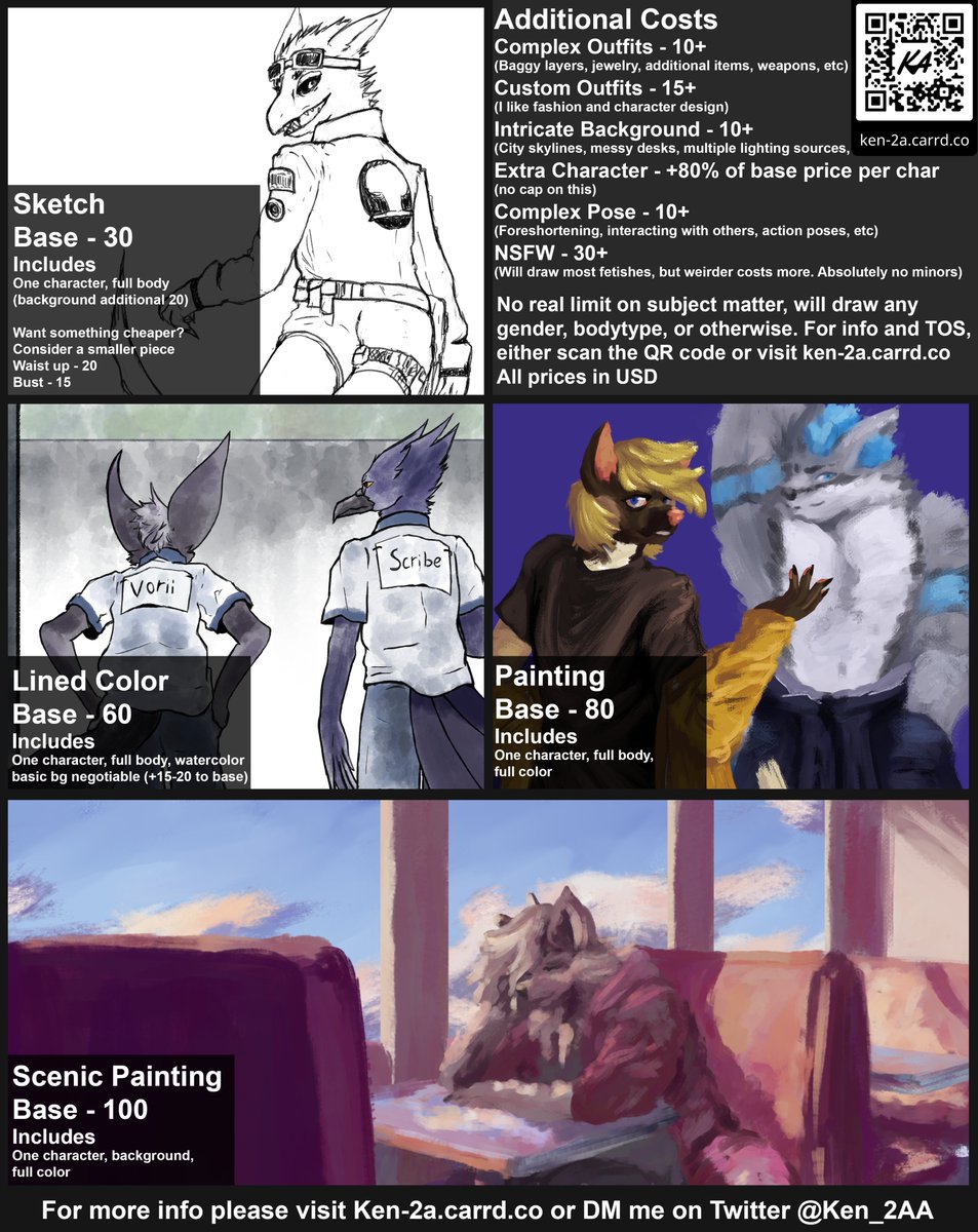 A day late, but...
I'm reopen for comms!
Feel free to DM me here or other places if you're interested!
