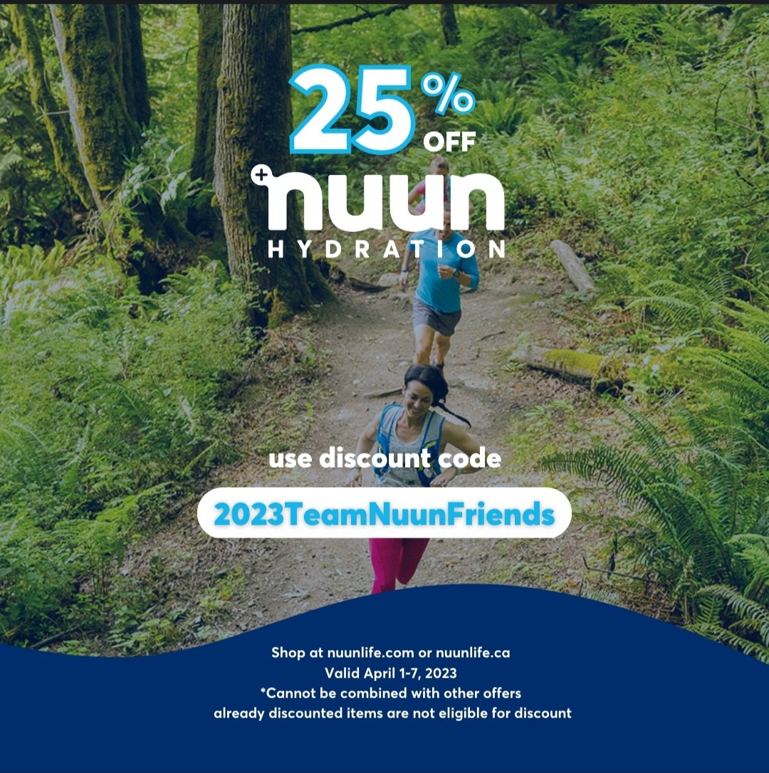 Stay hydrated this Earth Month! Use code 2023TeamNuunFriends for 25% off--now through April 7th.  🌎 💦 #nuun #nuunhydration #nuunlife #nuunlove #teamnuun #nuunambassador #hydrationiskey #hydration #fit #fitness #run #runner #runlife #runnerscommunity #runnersofinstagram