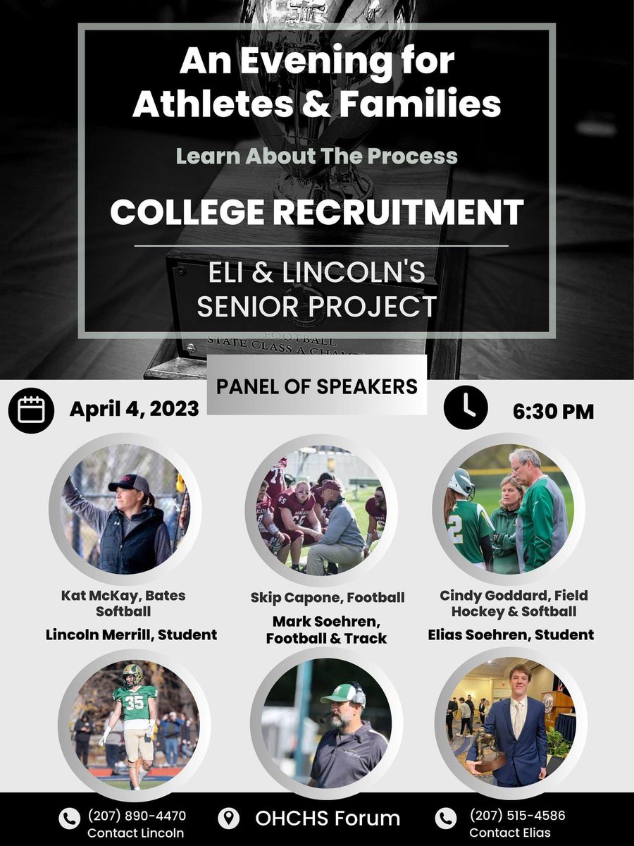 If anyone from any school is interested in how to get recruited please come this Tuesday to Oxford Hills HS. Two athletes, two college coaches and two high school coaches will share what they know of the recruiting process. This is for any sport and parents as well. For all ages