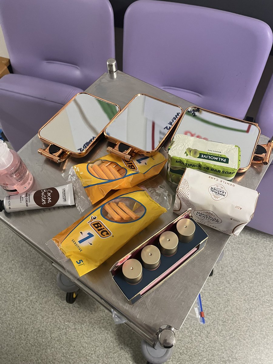 myward2ddh's tweet photo. @DomMyht #YearOfQuality 
This month we focus on washing&amp;dressing. Our amazing team already promote this, we have shampoo caps for less mobile pts, extra toiletries available, we shave patients, style hair, and have nail varnish for mini manicures! #SpringClean #PatientDignity https://t.co/TxfczMBJQD