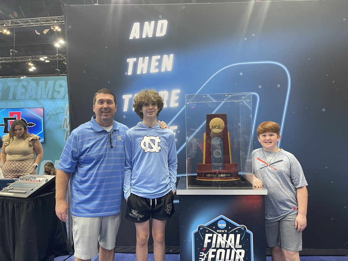 MarkBWeatherly's tweet image. Taking in the #FinalFour2023 experience this weekend!  @luke_theduke8 @GoHeels @UNC_Basketball