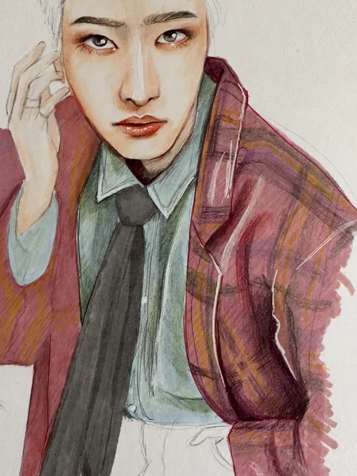 have not had time to work on this more so heres unfinish bday boy  