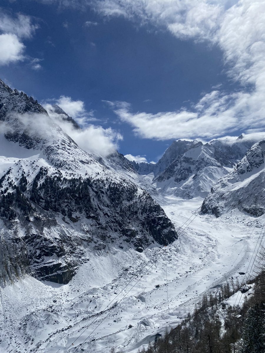 Wonderful birthday weekend exploring more of the alps! #Chamonix #glacier