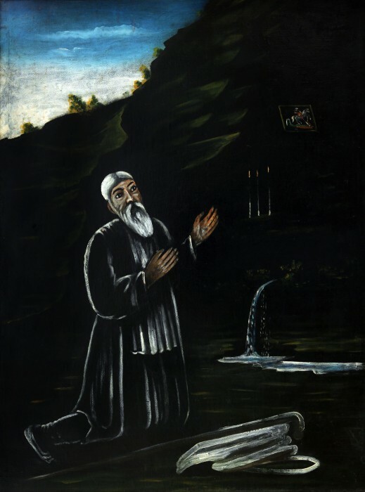 Anchorite Giorgi #pirosmani #naveart wikiart.org/en/niko-pirosm…