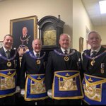 Image for the Tweet beginning: 🤝Yesterday, four senior #CheshireFreemasons Simon