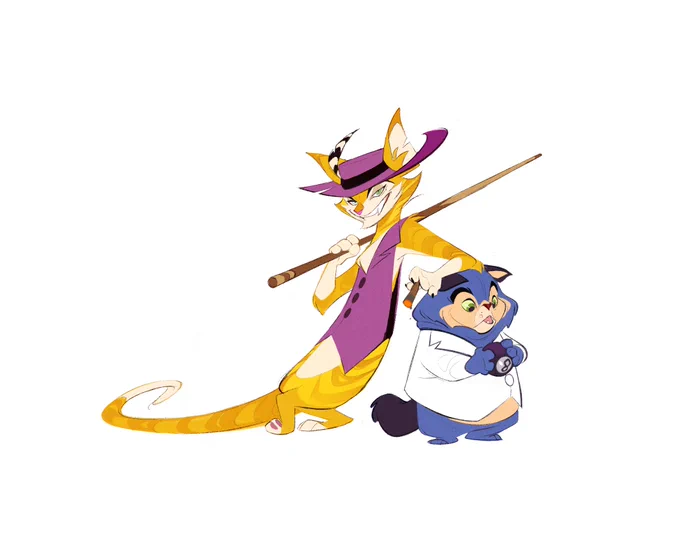 Distinguished denizens of Hoagey's Alley  