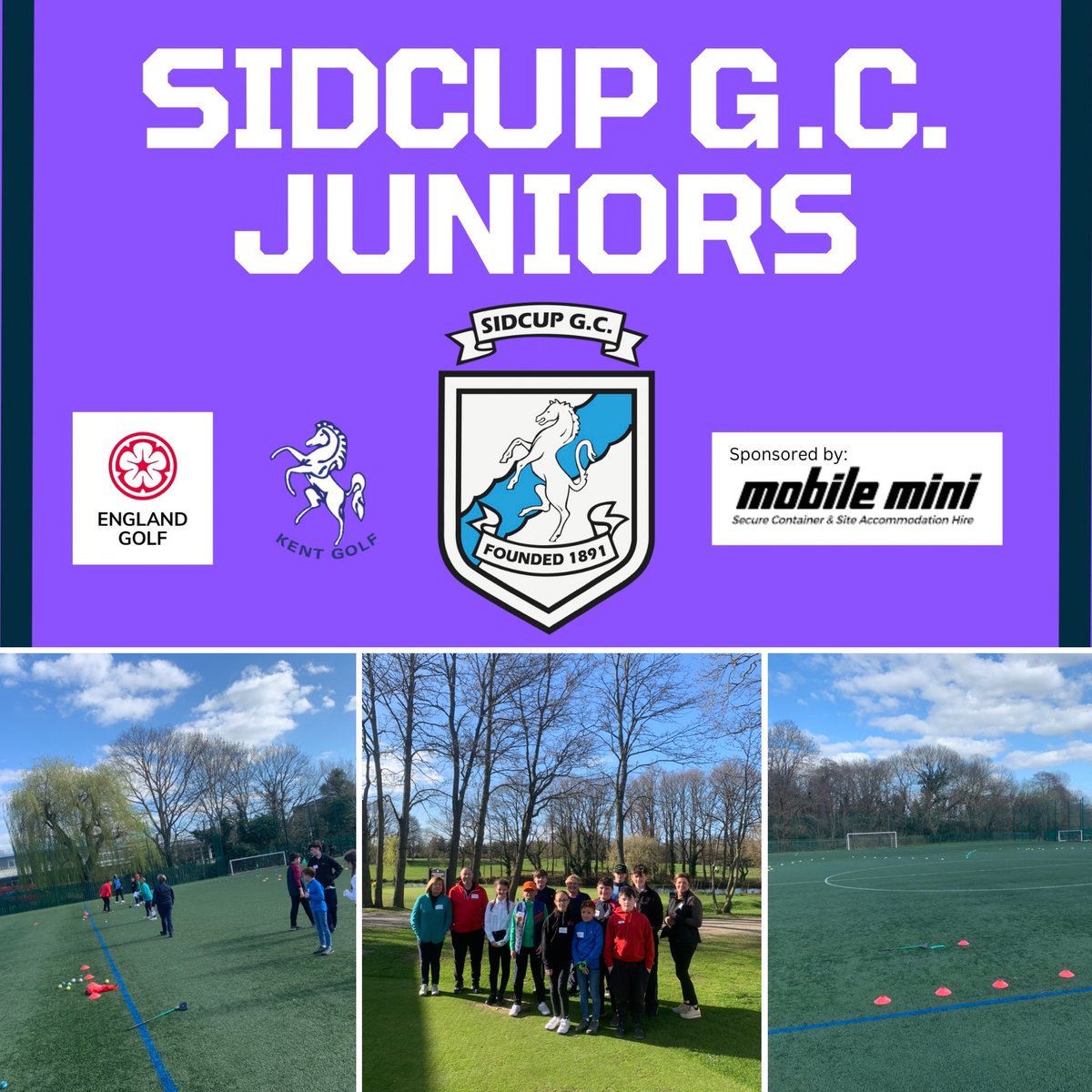 Today saw the start of our new junior section here at Sidcup G C.  

Led by Junior coordinator Lesley Denning and her fab team of volunteers, they welcomed 9 junior members, aged 8-16 all showing great golfing skills and bags of enthusiasm.