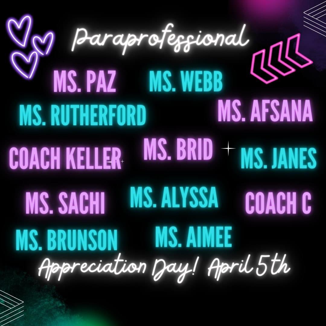 These amazing paraprofessionals support our Marshals throughout the building! Thank you for what you do! #mccluremarshals #mymisd