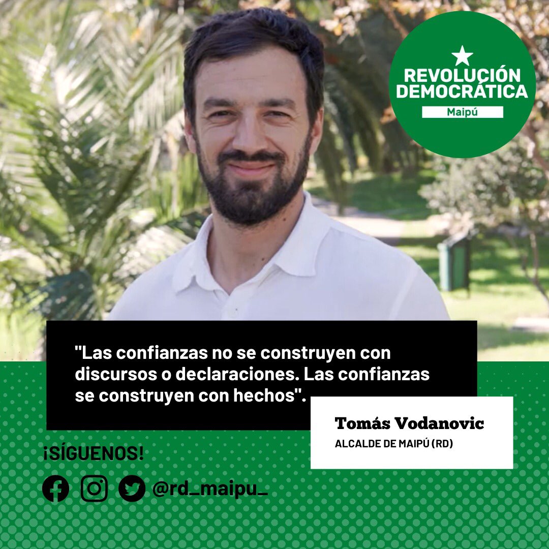 🟢🗞 Te compartimos algunas reflexiones de nuestro alcalde <a href="/TomasVodanovic/">Tomás Vodanovic</a> sobre la contingencia nacional y local en <a href="/latercera/">La Tercera</a>.