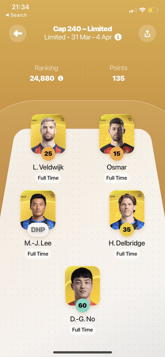 ScanlonLouis's tweet image. Comes to 249.9 on SRdata. Thinking this mode isn’t for me #sorare