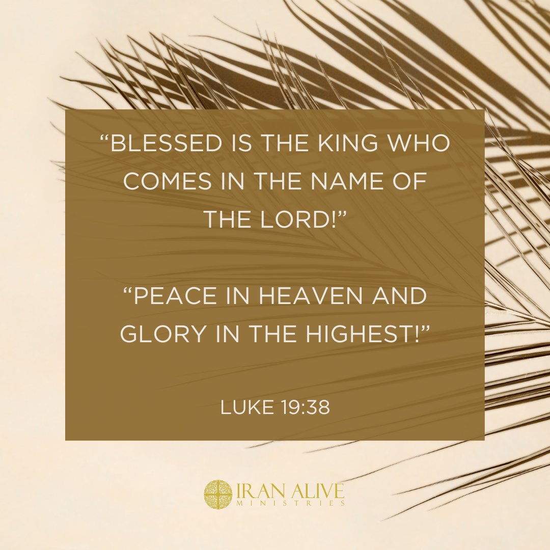 HormozShariat's tweet photo. Today on Palm Sunday, we think to those that waited for centuries for the coming of the Savior, Jesus Christ, and how their oppression mirrors the waiting people of Iran. https://t.co/3EnYiiFskL