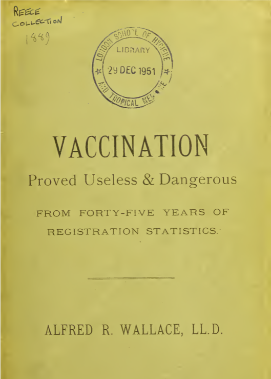 EECAnglo's tweet photo. @stopvaccinating This brilliant book from a prominent scientist Alfred Russel Wallace is also a gem!  He and Charles Darwin jointly proposed a theory for the process of evolution by natural selection. found the link to pdf: https://t.co/aCaRuxs2Nv https://t.co/5khKUqI56V
