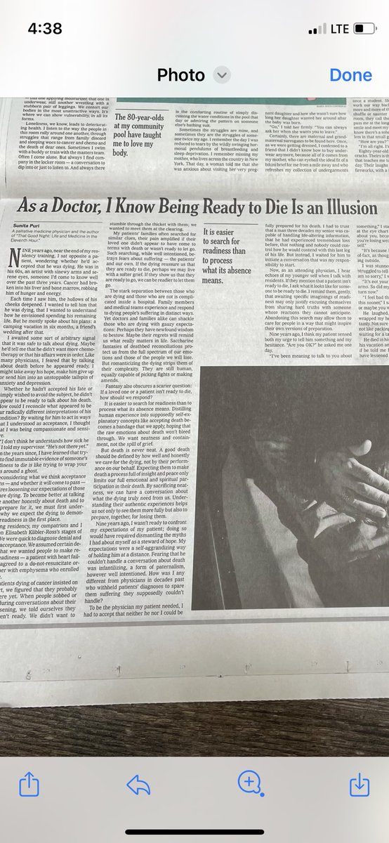 Sunita_Puri (@sunitapurimd) on Twitter photo I am thrilled that my essay in the New York Times on what it means tk “accept” dying is in PRiNT in today’s New York Times Sunday Review! Always a huge thrill. <a href="/UMassChan/">UMass Chan Medical School</a> <a href="/UMass_Medicine/">Department of Medicine</a> <a href="/TembiLocke/">Tembi Locke</a> @CherylStrayed <a href="/bjmillermd/">BJ Miller</a> I am thrilled that my essay in the New York Times on what it means tk “accept” dying is in PRiNT in today’s New York Times Sunday Review! Always a huge thrill. <a href="/UMassChan/">UMass Chan Medical School</a> <a href="/UMass_Medicine/">Department of Medicine</a> <a href="/TembiLocke/">Tembi Locke</a> @CherylStrayed <a href="/bjmillermd/">BJ Miller</a>