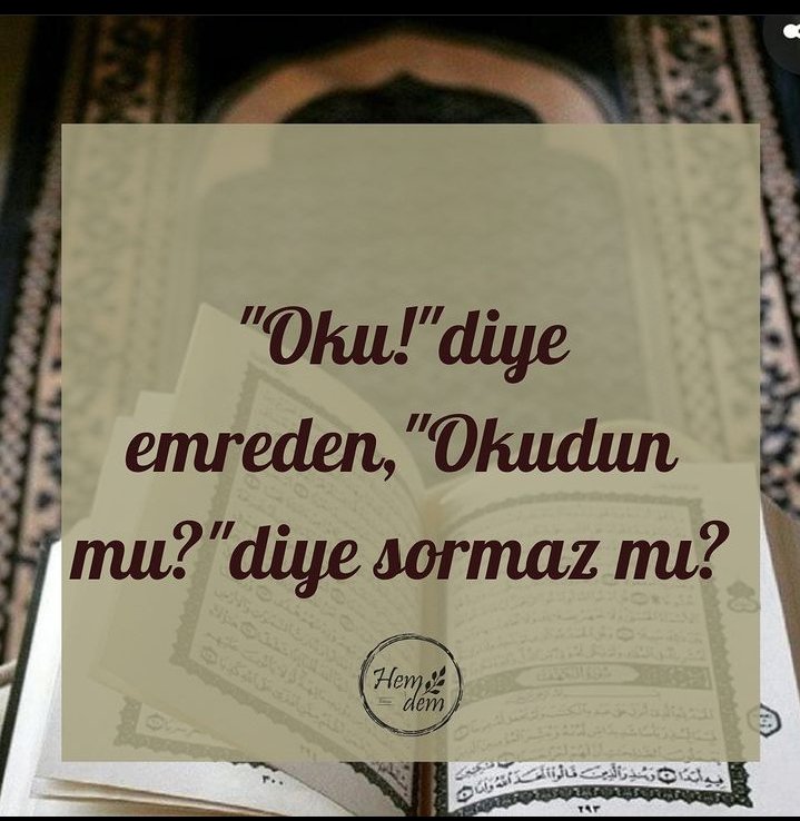 "Oku" diye emreden,"Okudun mu?" diye sormaz mı?
#gündem #kuran #Kadın #yks2023