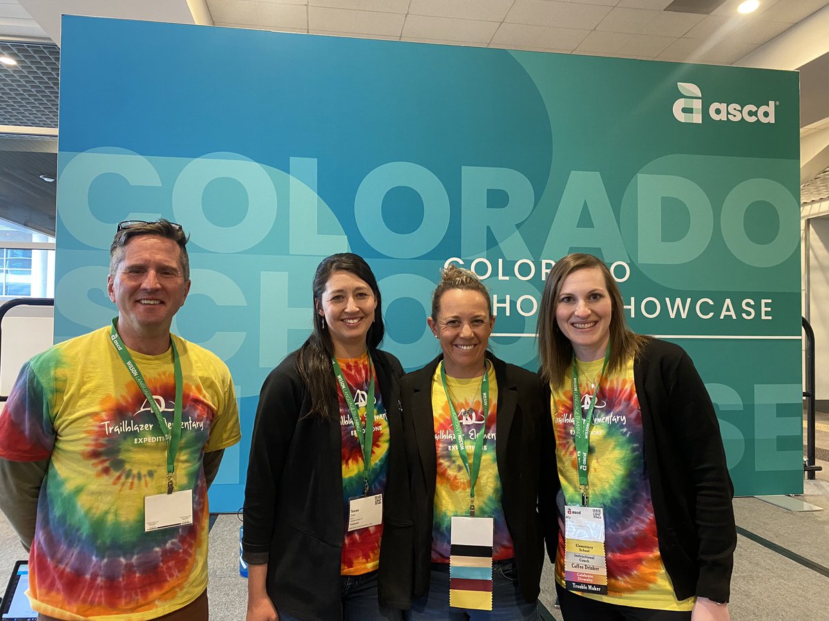 Trailblazer staff presenting at the ASCD conference in Denver today! We got to share all about our expeditions and Place Based Learning #ASCD2023 #PlaceBasedLearning