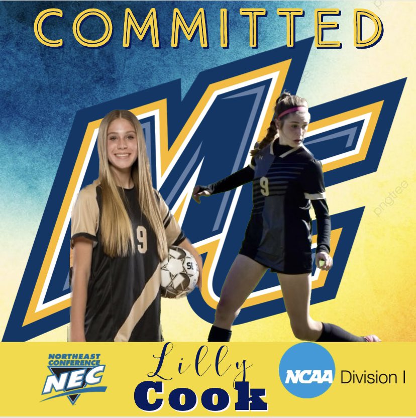 6LillyCook's tweet photo. I am so excited to announce my verbal commitment to play D1 soccer and further my education at Merrimack College! I would like to thank my family, teammates and coaches that have helped me along the way. Go Warriors 💛💙 @MerrimackWSOC @Merrimack https://t.co/3YUBOLbGrZ