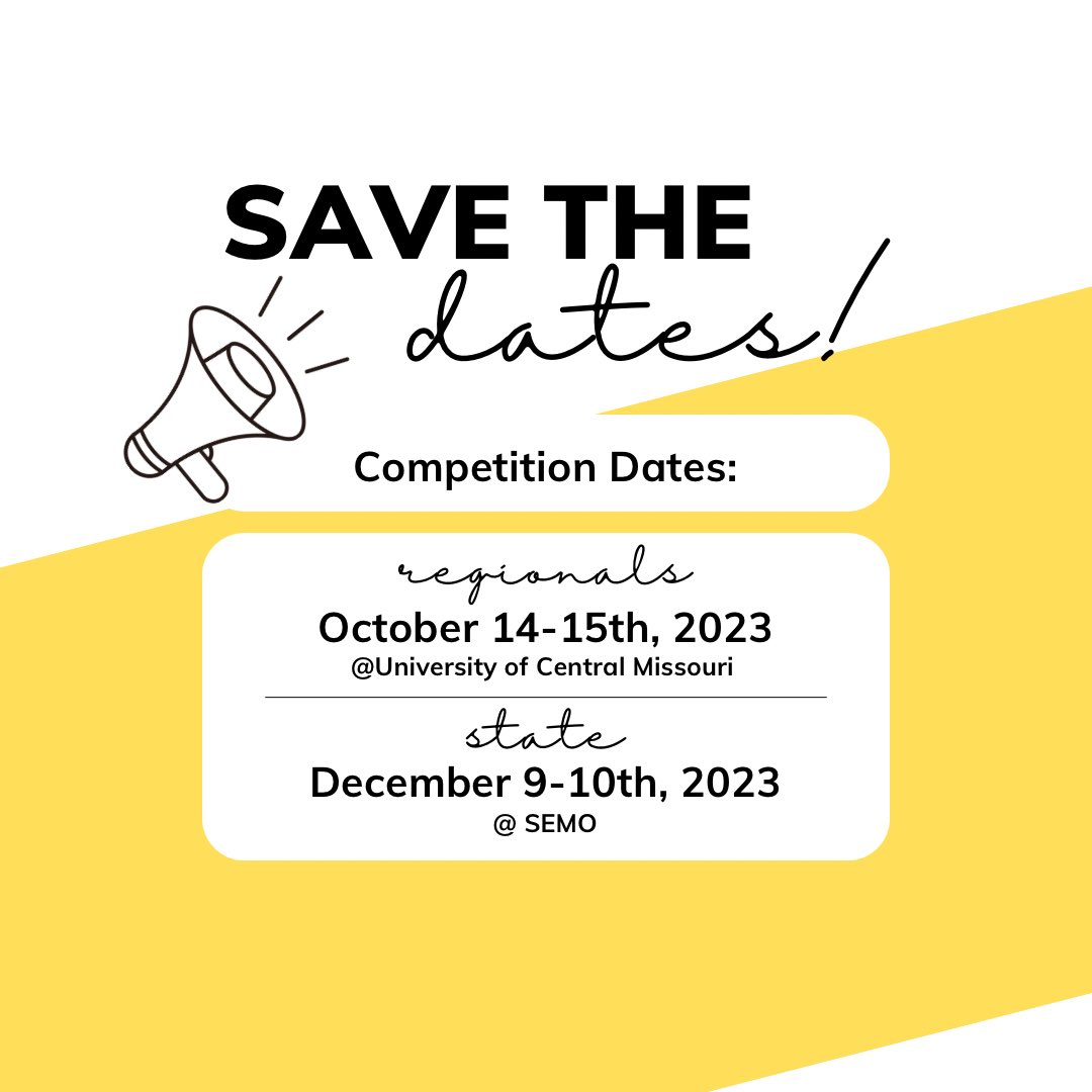 Cheerleading Regional and State dates are out!