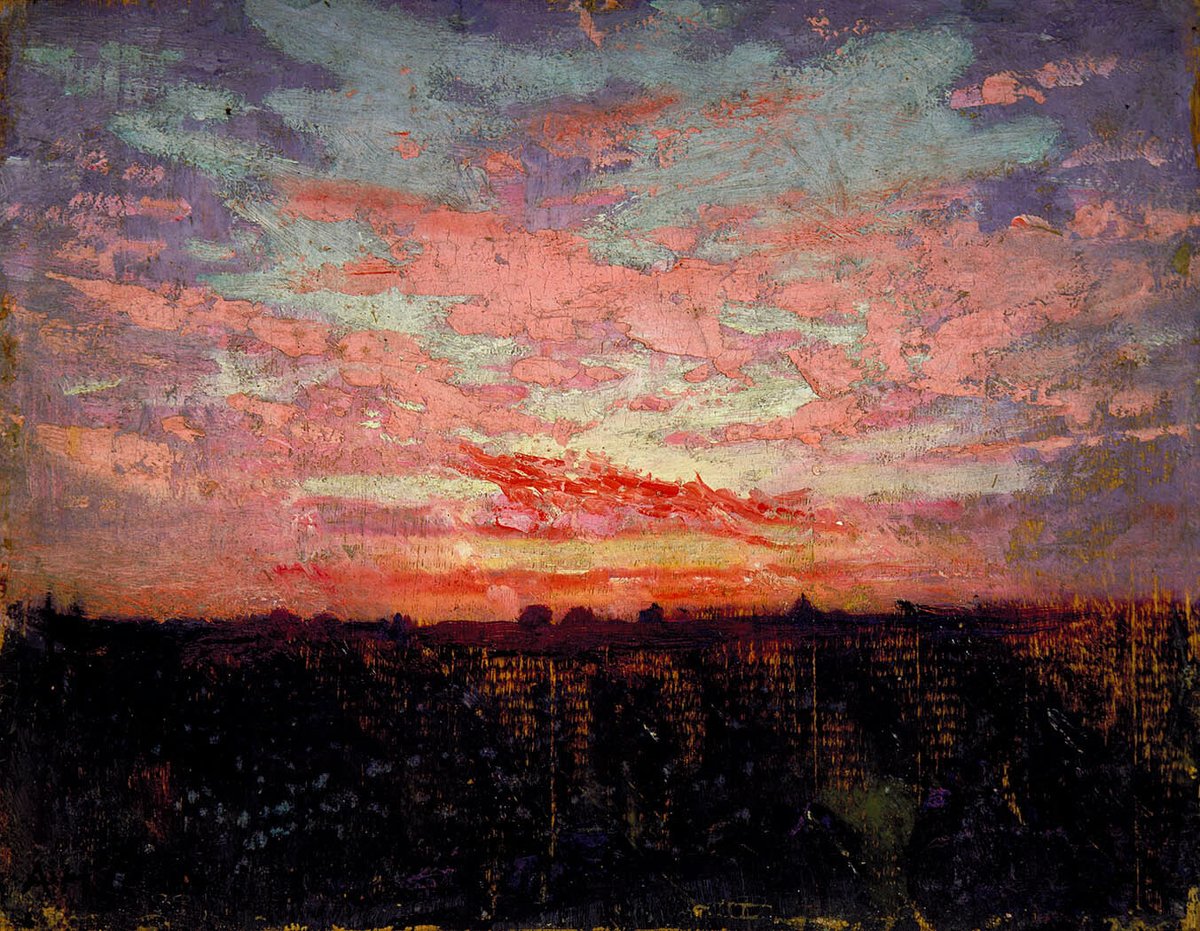 Sunset, 1909 #abbotthandersonthayer #realism wikiart.org/en/abbott-hand…