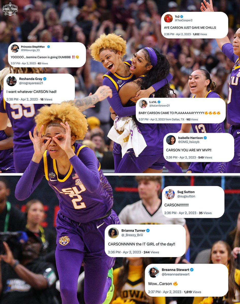 MarchMadnessWBB's tweet photo. She took over in the first half 💪 @JazzC2_ 

#NationalChampionship x @LSUwbkb https://t.co/J7PDLgjRjd