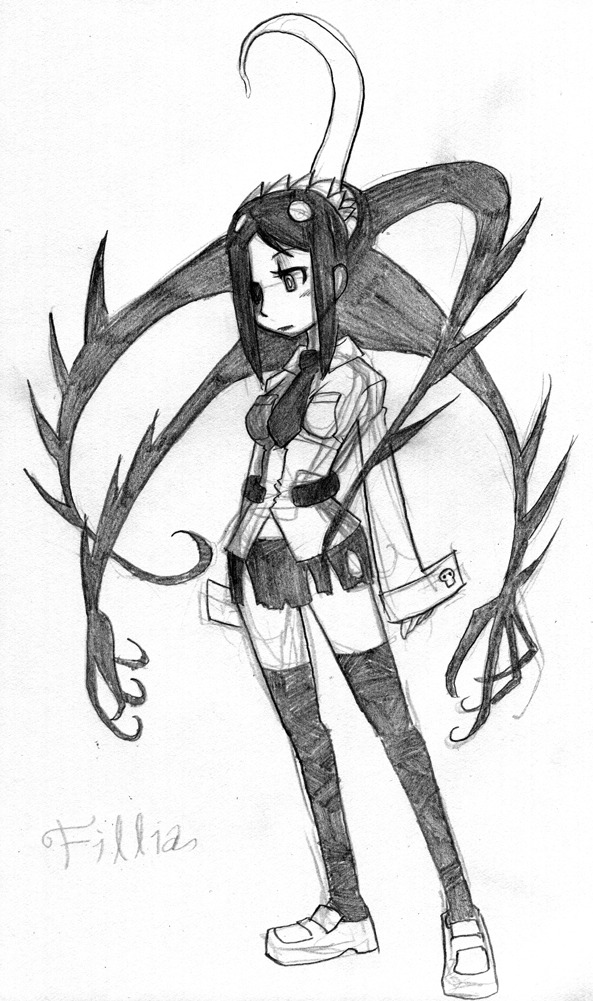 Daily Skullgirls on Twitter "Early Filia Concept by Alex Ahad 