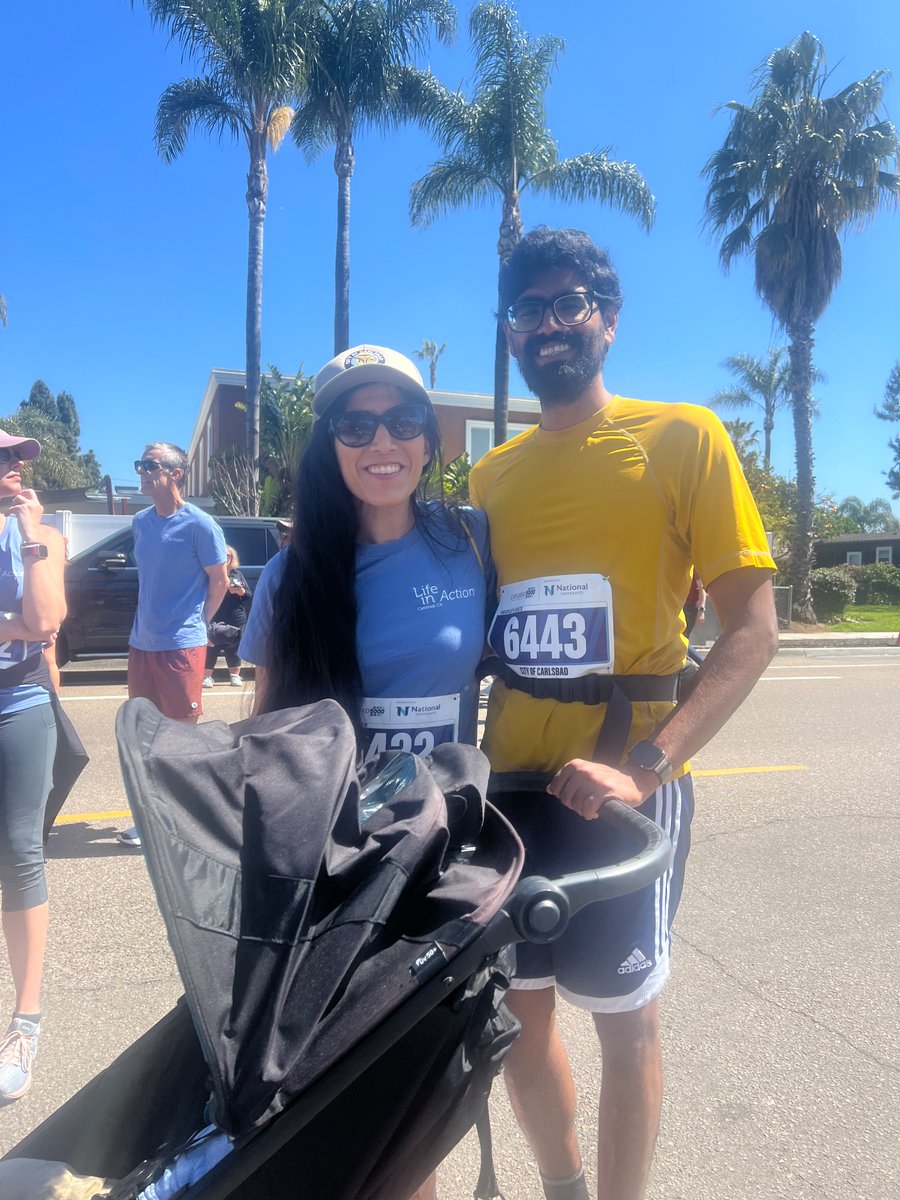priyabhatpatel's tweet photo. Even though I wasn’t able to run the Carlsbad 5000 this time around, I enjoyed walking with my son and #TeamCarlsbad in the People’s Race. What a beautiful day! 

#carlsbad #walking #coastalwalk #fastest5k https://t.co/dzZb4QAj2E