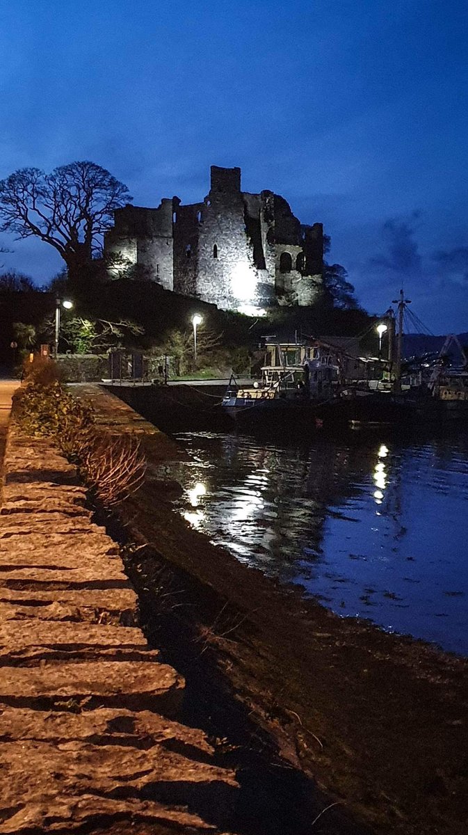 CarlingfordIRE's tweet photo. King John's Castle in Carlingford looking splendid with its night lights. Thanks to Robin Barnes (Orbee Digital) for this great photo. 🕯️🏰 

#KingJohnsCastle #Carlingford #MedievalAdventure #NightTimeExploration https://t.co/CxyY43T4ke